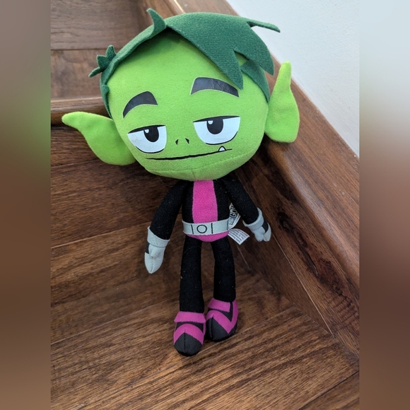 Teen Titans Go Beast Boy 10” Plush Toy Factory Cartoon Network. - Picture 3 of 9